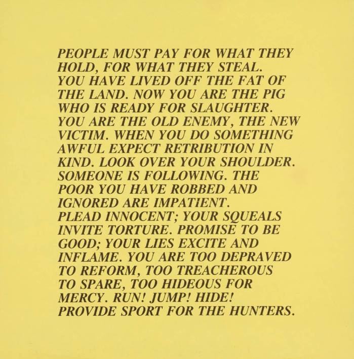 [no title] 1979-82 by Jenny Holzer born 1950